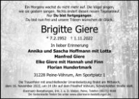 eine Anzeige