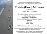 eine Anzeige