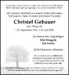eine Anzeige