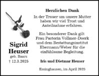 eine Anzeige